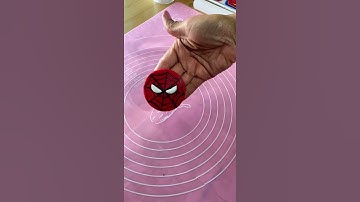 Spiderman Fondant Cupcake Topper