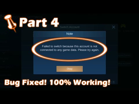 *UPDATED* Failed to Switch Because This Account is Not Connected to Any Game Data (BUG FIXED) – 2020
