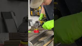 Making a butchers block table. Full video coming out soon