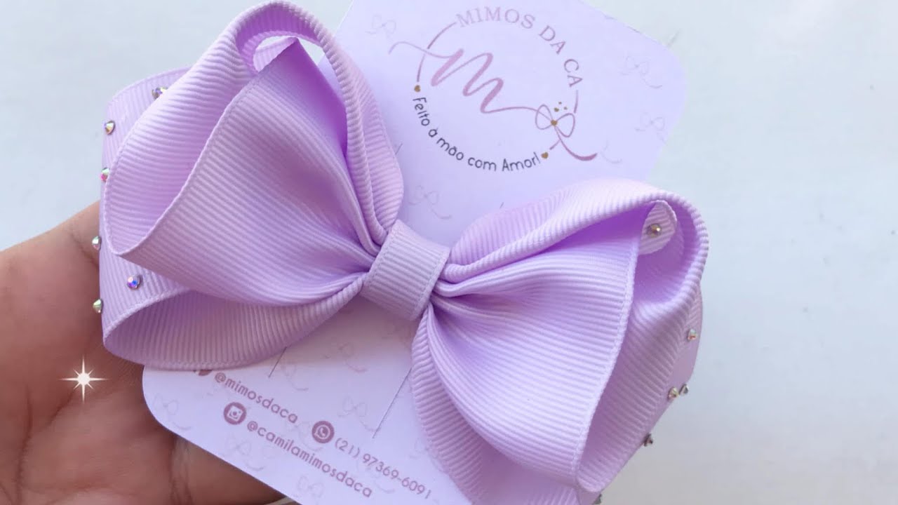 LAÇO FABULOUS🎀 🎀DIY-PAP-RIBBON BOW HAIR