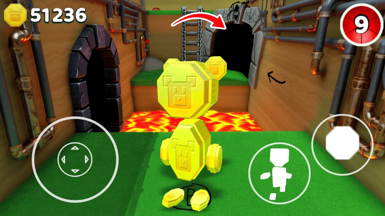 Gold Bear Secret Place in Turtletown - Super Bear Adventure