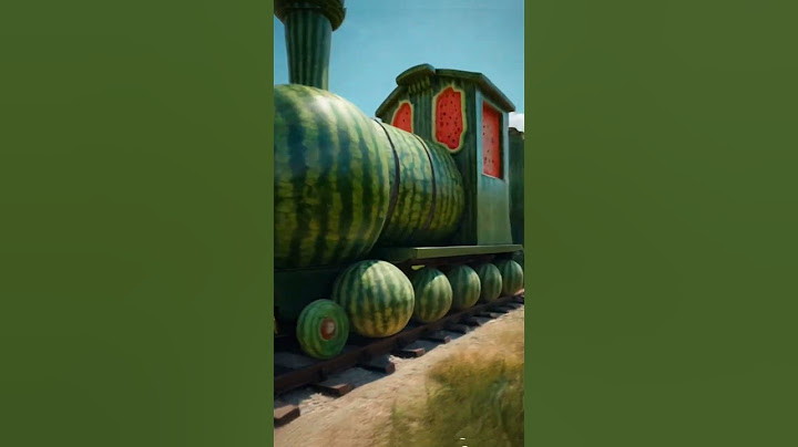 Watermelon Train #train #railway #ai #shorts