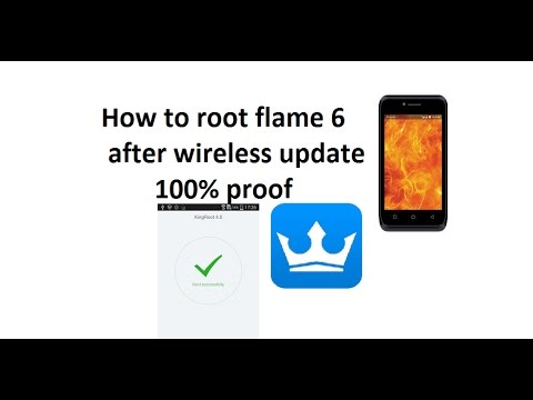 how to root flame 6 after wireless update.with 100% proof