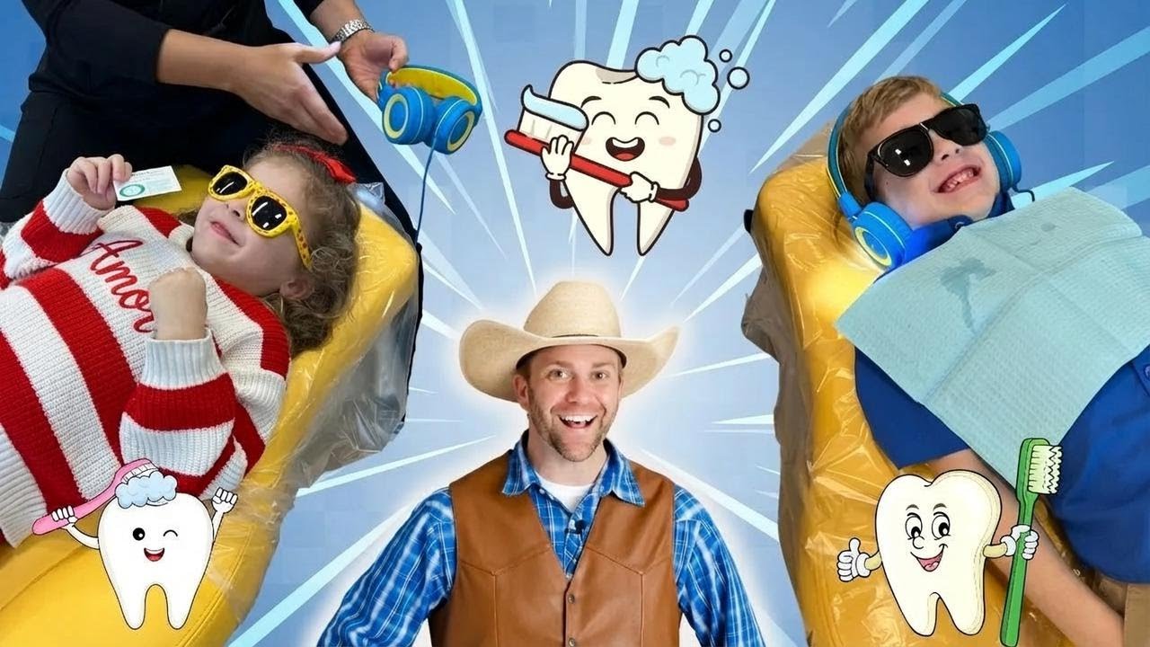 Cowboy Jack leva a criançada ao dentista | Consulta divertida para os pequenos