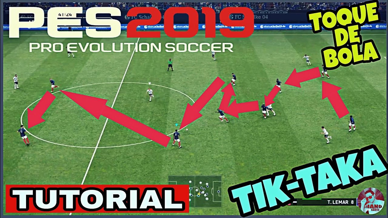 PES 2019 // TUTORIAL DE TIK - TAKA // TABELINHA EFICIENTE ( TUTORIAL)