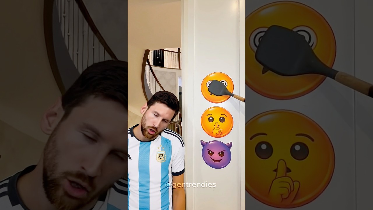 Lionel Messi Does the New Emoji Trend 🤯