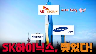 Sk하이닉스, 높이로 전세계를 찢어버렸다