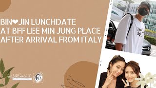 #hyunbin spends lunchdate w/ wife #Sonyejin arrival from Italy, bf Min Jung home cooked for them