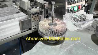 Abrasive Mounted Flap Wheel Making Machine