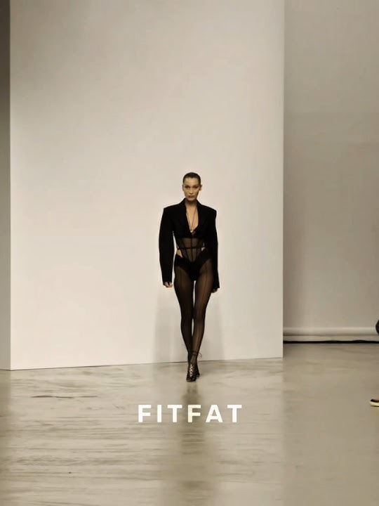 Models vs Supermodels 😬#bellahadid #bellahadidedit #mugler #runway #runwayshow