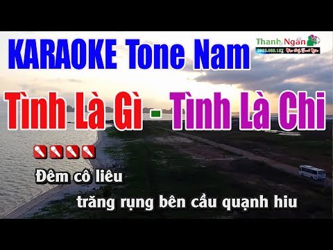 #1 Tình Là Gì ( Tình Là Chi ) Karaoke 8795 | Tone Nam – Nhạc Sống Thanh Ngân Mới Nhất