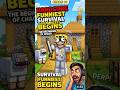Minecraft hardcore series funny moment 🤣 #minecraft #shorts