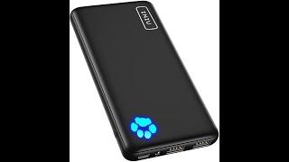 INIU モバイルバッテリー 大容量 (10000mAh 最軽量 最薄型 3台同時充電でき) iPhone 13 iPad Samsung Galaxy  Android 各種対応【レビュー】【比較】