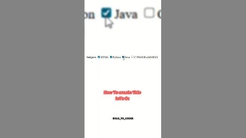 ✅ HTML Checkbox Trick Every Beginner Must Know! #shorts"