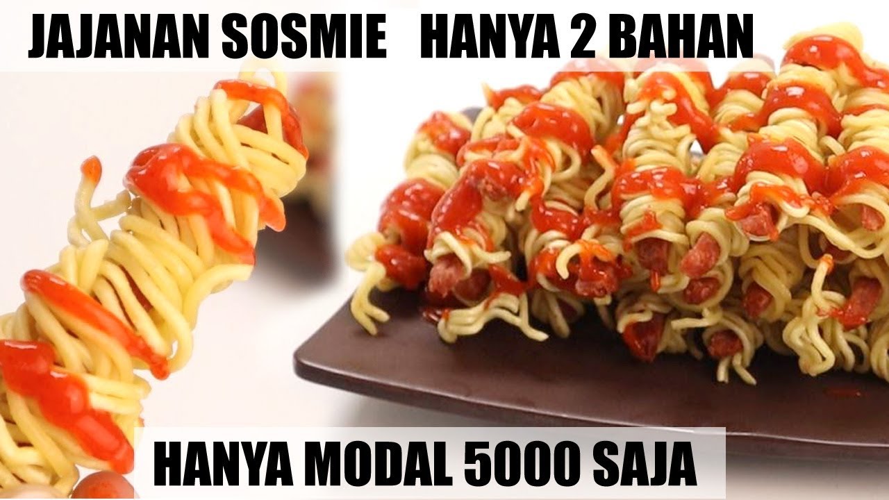 HANYA MODAL  5000  BISA BUAT SOSMIE SOSIS MIE UPGRADE 