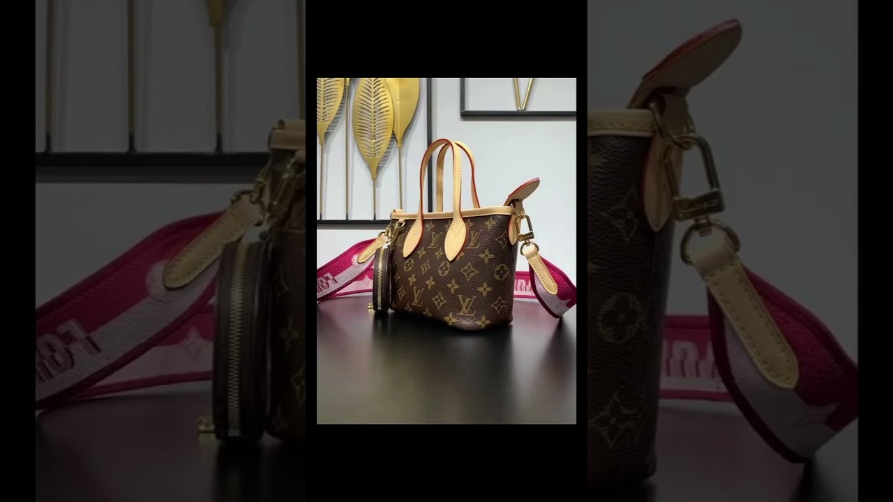 Louis Vuitton Neverfull Bb Pink Peony Monogram Canvas