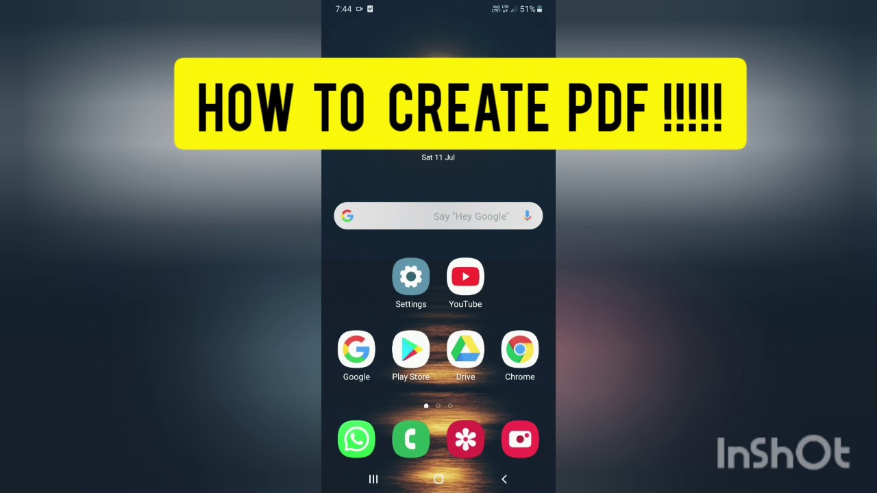 How To Make PDF File On Your Android Device In Few Steps YouTube