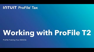 Working with a ProFile T2 | February 3