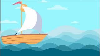 Background Video Animasi Laut Perahu Layar