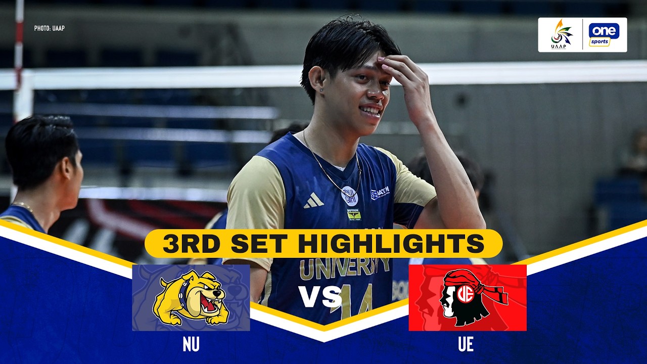 UE vs NU | SET 3 HIGHLIGHTS | UAAP SEASON 88 MEN’S VOLLEYBALL | MAR 3, 2026