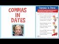 Commas in Dates and Usage