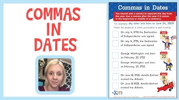 Commas in Dates - Learn Punctuation | Grammar for 3rd Grade | Kids Academy