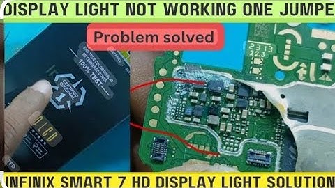 infinix x6516 display light solution#infinix