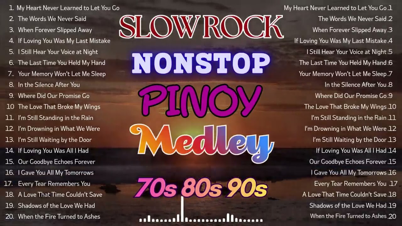 𝄟⃝💞 Nonstop Medley 70's 80's 90's Collection | Greatest Hit Slow Rock Love Song MGA LUAMANG TUGTUGIN