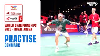 Axelsen, Antonsen and Gemke - Denmark Practise WC23 by Badminton Famly 4,654 views 8 months ago 3 minutes, 22 seconds