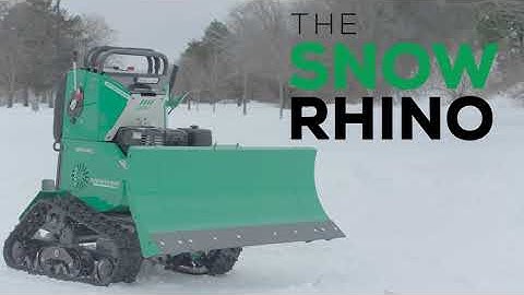 A Product Overview of the Zero-Turn Snow Rhino