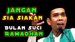Don't Waste the Month of Ramadhan ♥️ LATEST LECTURE BY USTADZ ABDUL SOMAD @UjiUmakNgaji