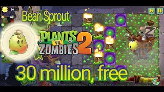 Plants vs. Zombies 2 Arena Week 295, 30m+ free, PvZ 2 Bean Sprout vs Zomboss