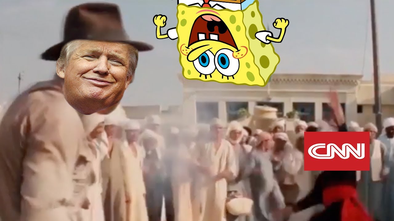 I Put Spongebob Music Over A Trump Vs CNN CNNBlackmail Meme