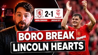 Middlesbrough Break Lincoln City Fans Hearts