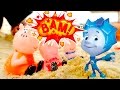 СВИНКА ПЕППА разрывает ФИКСИКОВ новые приключения | Peppa pig breaks Fixiki fun video for kids