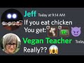 If vegan teacher plays roblox doors