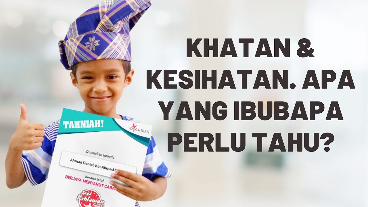 khatan bayi  kanak kanak  sudut kesihatan youtube