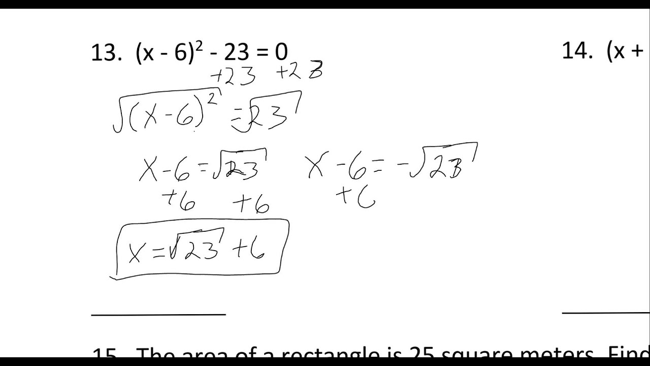 18 4 Solve By Square Root YouTube 18-4-solve-by-square-root-youtube