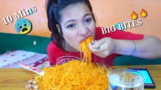 Eating 5pack of spicy🔥 noodles in just 10 mins | Food challenge | Eating show  || Foodie JD