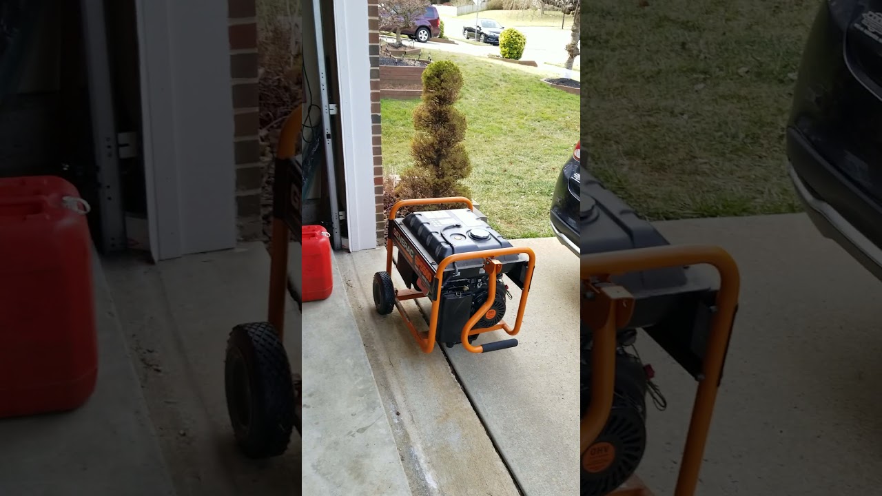 Generac Generator Start Up and Storage YouTube