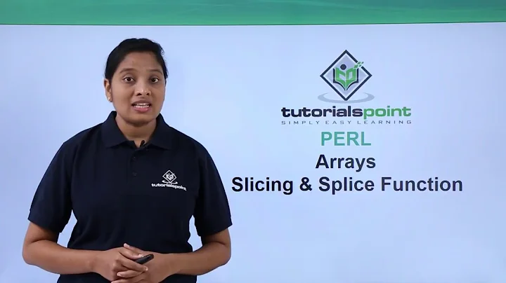 Perl - Arrays Slicing & Splice Function