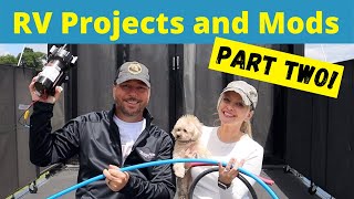 RV Water Pump | Toy Hauler Patio Seal | 400A DC Wiring [RV Living Projects Part 2!]