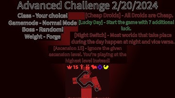 Advanced Challenge 2/20/2024 - Randomly Generated Droids