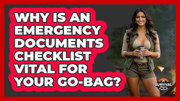Why Is An Emergency Documents Checklist Vital For Your Go-bag? - Survival Skills for Everyone