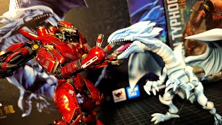 LING JIHUN CRIMSON TYPHOON & S.H. MONSTERARTS BLUE EYES WHITE DRAGON | Unboxing