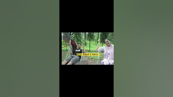 Major Mukund Varadarajan rare video spending time with his family#majormukund #amaranmovie #trending