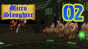 (Doom 2) Microslaughter Community Project - Map02 (Viridescent Synapse) 100%