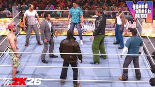 GTA 6 Special: All GTA Protagonists in a Battle Royale - WWE 2K26 PS5 PRO [4K]