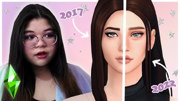 i gave my first ever sim an EXTREME cc makeover ✨