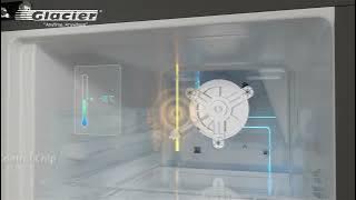 Smart Power, Premium 4-Door! 😎🥰  Glacier RFT-446N ရေခဲသေတ္တာရဲ့ 💫 Smart Technology & Function💕